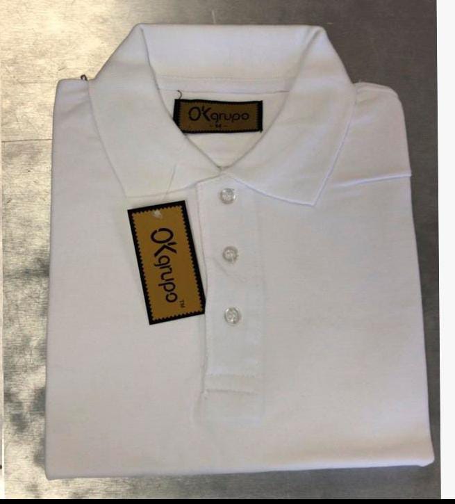 P100 POLO OK BLANCA