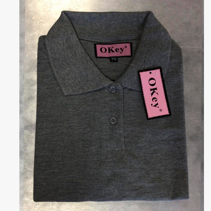 P581 POLO OK GRIS OSCURO