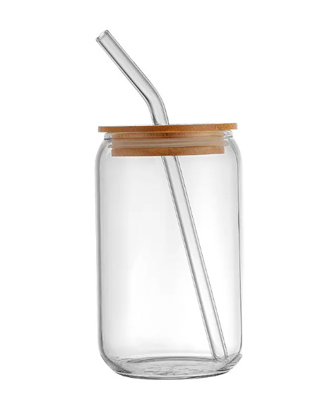 VASO BOROSILACATO TAPA BAMBOO JMB