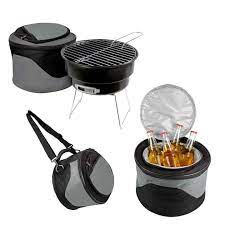 BBQ 002 ASADOR CON HIELERA CAMPING
