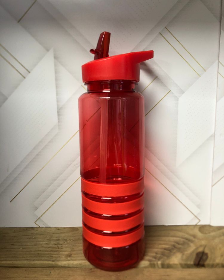 BOTE PET PAJILLA ROJO