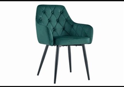 [CH-930-GREEN] SILLA TERCIOPELO VERDE NM